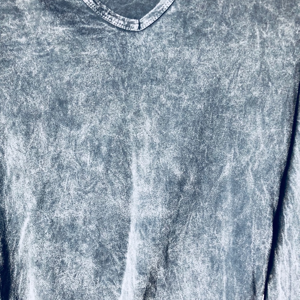 Black•Braided Sleeve layering Tee (see all pics!)